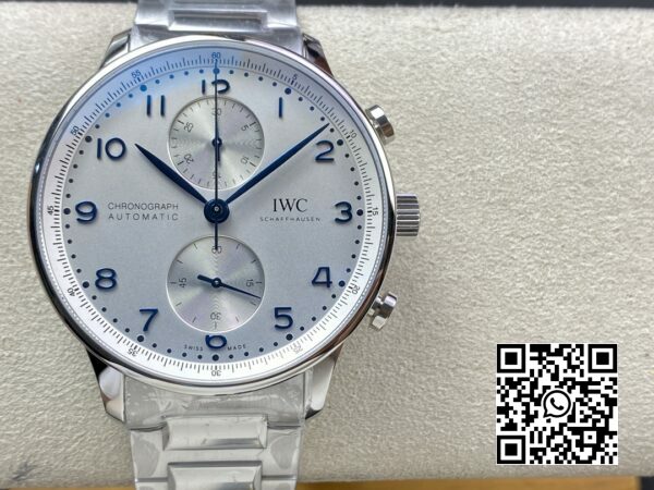 Cronógrafo portugués IWC IW371617 ZF Factory 11 Best Edition Esfera blanca 2 Cronógrafo portugués IWC IW371617 ZF Factory 1:1 Best Edition Esfera blanca