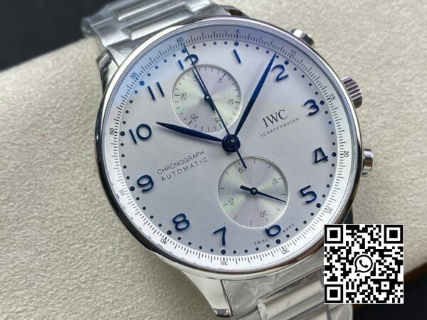 Cronógrafo portugués IWC IW371617 ZF Factory 11 Best Edition Esfera blanca 3 Cronógrafo portugués IWC IW371617 ZF Factory 1:1 Best Edition Esfera blanca