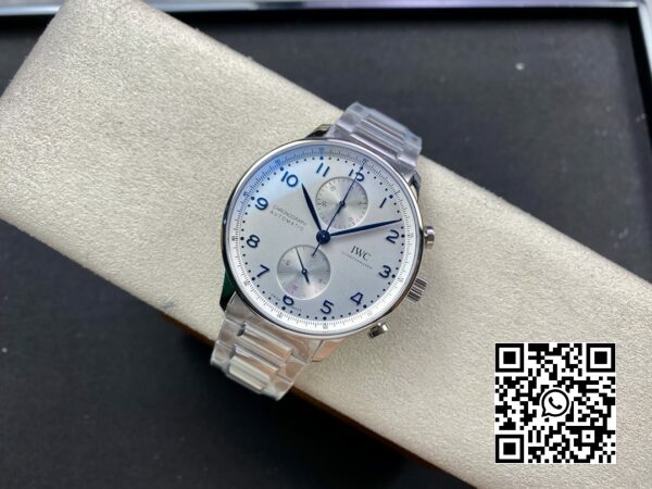 Cronógrafo portugués IWC IW371617 ZF Factory 11 Best Edition Esfera blanca 5 Cronógrafo portugués IWC IW371617 ZF Factory 1:1 Best Edition Esfera blanca