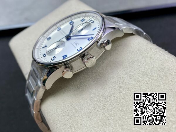 Cronógrafo portugués IWC IW371617 ZF Factory 11 Best Edition Esfera blanca 8 Cronógrafo portugués IWC IW371617 ZF Factory 1:1 Best Edition Esfera blanca