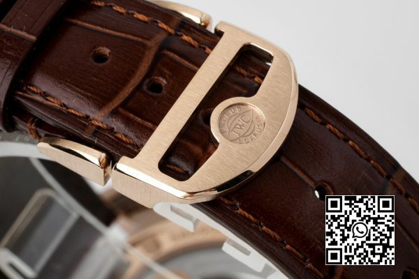 IWC Portuguese IW358306 RG ZF Factory 11 Best Edition SS White Dial 9 IWC Portuguese IW358306 RG ZF Factory 1:1 Best Edition SS White Dial