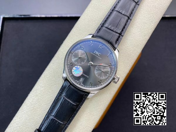 IWC Portuguese Real PR IW500106 ZF Factory 11 Best Edition Grå urskive 5 IWC Portuguese Real PR IW500106 ZF Factory 1:1 Best Edition Grå urskive