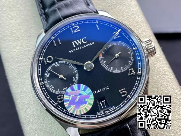 IWC Portuguese Real PR IW500107 ZF Factory 11 Best Edition Black Dial 2 IWC Portuguese Real PR IW500107 ZF Factory 1:1 Best Edition Black Dial