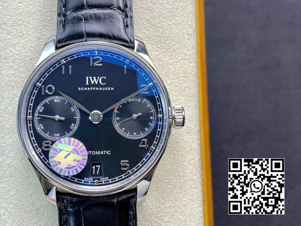 IWC Portuguese Real PR IW500107 ZF Factory 11 Best Edition Black Dial 3 IWC Portuguese Real PR IW500107 ZF Factory 1:1 Best Edition Black Dial