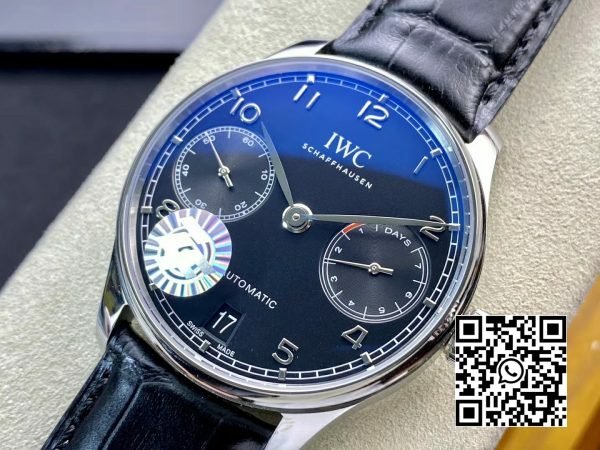 IWC Portuguese Real PR IW500107 ZF Factory 11 Best Edition Black Dial 4 IWC Portuguese Real PR IW500107 ZF Factory 1:1 Best Edition Black Dial