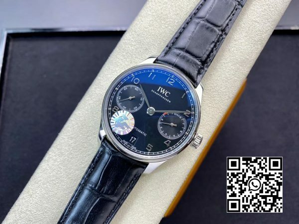 IWC Portuguese Real PR IW500107 ZF Factory 11 Best Edition Black Dial 5 IWC Portuguese Real PR IW500107 ZF Factory 1:1 Best Edition Black Dial