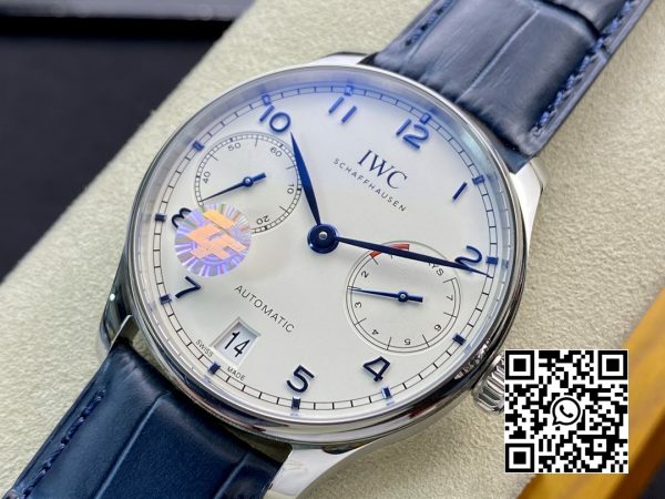 IWC Portuguese Real PR IW500107 ZF Factory 11 Best Edition White Dial 4 IWC Portuguese Real PR IW500107 ZF Factory 1:1 Best Edition White Dial