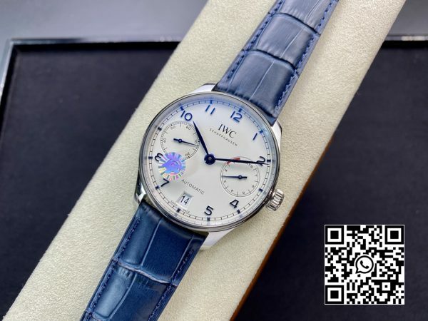 IWC Portuguese Real PR IW500107 ZF Factory 11 Best Edition White Dial 5 IWC Portuguese Real PR IW500107 ZF Factory 1:1 Best Edition White Dial