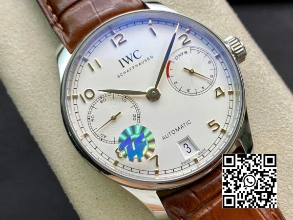 IWC Portuguese Real PR IW500704 ZF Factory 11 Best Edition White Dial 2 IWC Portuguese Real PR IW500704 ZF Factory 1:1 Best Edition White Dial