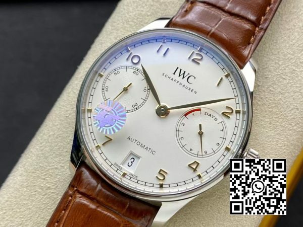 IWC Portuguese Real PR IW500704 ZF Factory 11 Best Edition White Dial 4 IWC Portuguese Real PR IW500704 ZF Factory 1:1 Best Edition White Dial