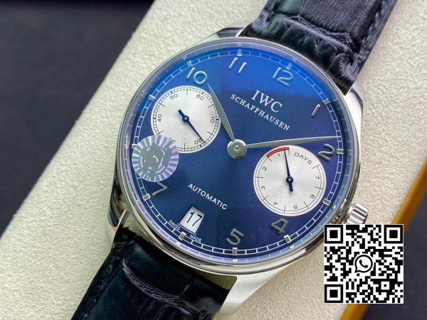 IWC Portuguese Real PR Laureus Edición IW500112 ZF Factory 11 Mejor Edición Esfera Azul 4 IWC Portuguese Real PR Laureus Edición IW500112 ZF Factory 1:1 Mejor Edición Esfera Azul