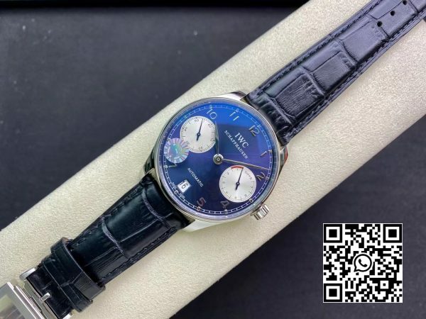 IWC Portuguese Real PR Laureus Edición IW500112 ZF Factory 11 Mejor Edición Esfera Azul 5 IWC Portuguese Real PR Laureus Edición IW500112 ZF Factory 1:1 Mejor Edición Esfera Azul