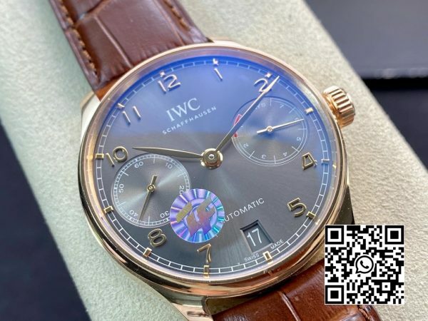 IWC Portuguese Real PR RG IW500702 ZF Factory 11 Best Edition Gray Dial 2 IWC Portuguese Real PR RG IW500702 ZF Factory 1:1 Best Edition Gray Dial