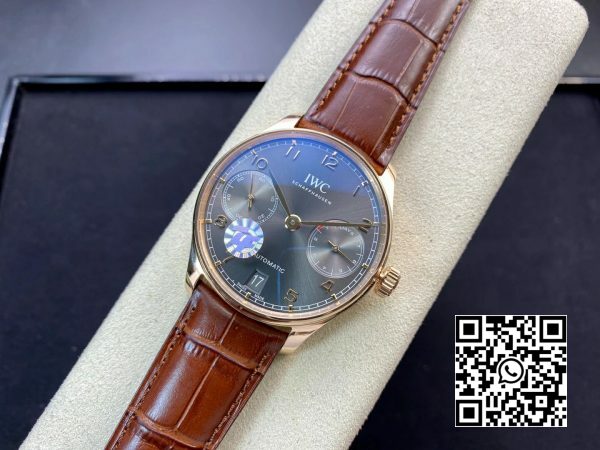 IWC Portuguese Real PR RG IW500702 ZF Factory 11 Best Edition Gray Dial 5 IWC Portuguese Real PR RG IW500702 ZF Factory 1:1 Best Edition Gray Dial
