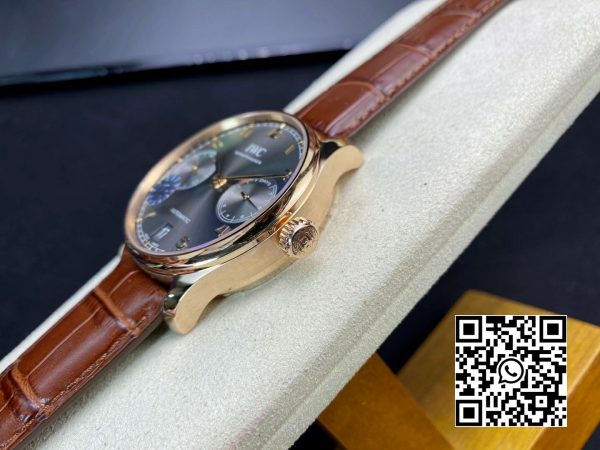 IWC Portuguese Real PR RG IW500702 ZF Factory 11 Best Edition Gray Dial 7 IWC Portuguese Real PR RG IW500702 ZF Factory 1:1 Best Edition Gray Dial