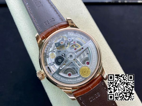 IWC Portuguese Real PR RG IW500702 ZF Factory 11 Best Edition Gray Dial 8 IWC Portuguese Real PR RG IW500702 ZF Factory 1:1 Best Edition Gray Dial