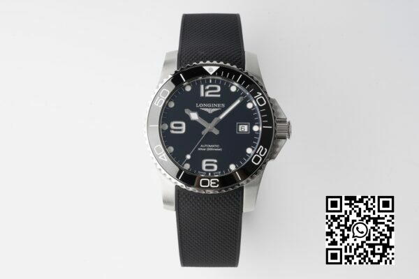 Longines Conquest L3.781.4.56.6 SS Schwarze Keramiklünette SS ZF Factory 11 Best Edition Schwarzes Zifferblatt 3 Longines Conquest L3.781.4.56.6 SS Schwarze Keramiklünette SS ZF Factory 1:1 Best Edition Schwarzes Zifferblatt