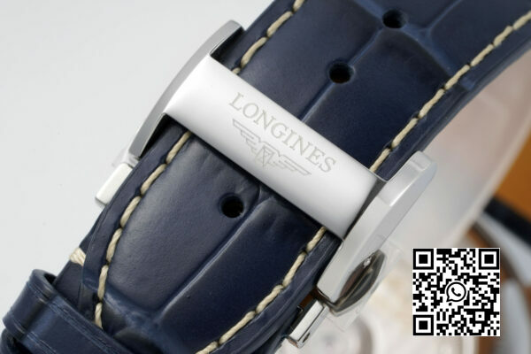 لونجين ماستر Moonphase SS APS Factory 11 أفضل إصدار Blue Stick Dial 2 لونجين ماستر Moonphase SS APS Factory 1:1 أفضل إصدار Blue Stick Dial 2