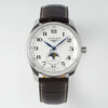 لونجين ماستر Moonphase SS APS Factory 11 أفضل إصدار قرص رقمي أبيض 3 لونجين ماستر Moonphase SS APS Factory 1:1 أفضل إصدار قرص رقمي أبيض
