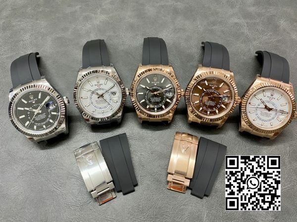 Rolex Skydweller 326235 RG Noob Factory Best Edition Brown Dial 1 Rolex Skydweller 326235 RG Noob Factory 1:1 Best Edition Brown Dial