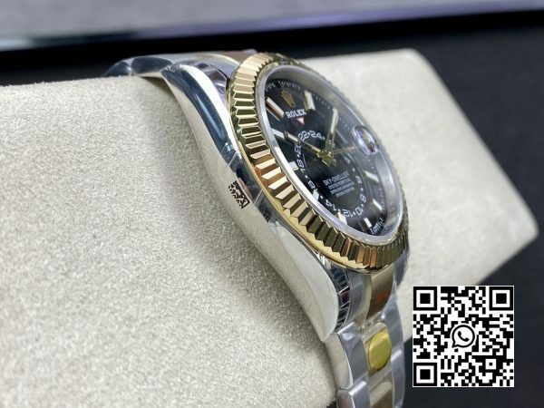Rolex Skydweller 326933 SSYG Noob Factory Best Edition Black Dial 6 Rolex Skydweller 326933 SS/YG Noob Factory 1:1 Best Edition Black Dial