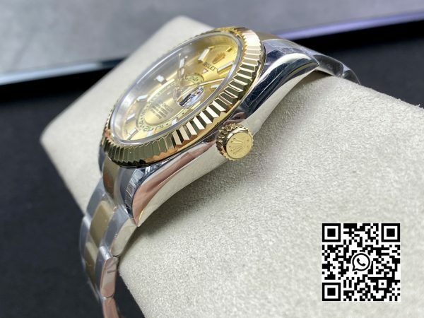 Rolex Skydweller 326933 SSYG Noob Factory Best Edition YG Dial 7 Rolex Skydweller 326933 SS/YG Noob Factory 1:1 Best Edition YG Dial