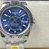 Rolex Skydweller 326934 SS Noob Factory Best Edition Blue Dial 2 Rolex Skydweller 326934 SS Noob Factory 1:1 Best Edition Blue Dial
