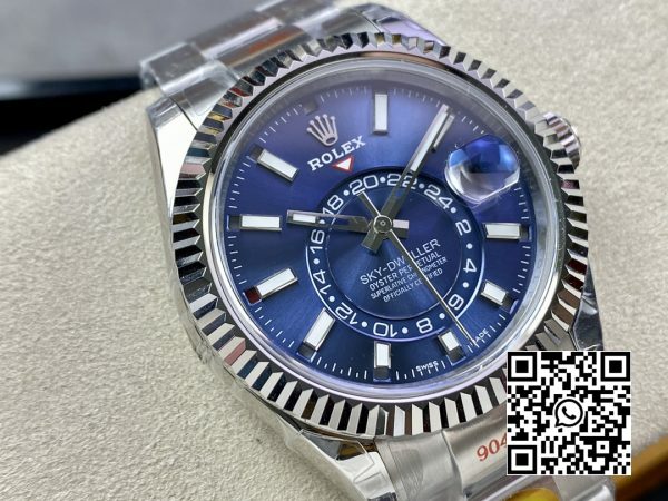Rolex Skydweller 326934 SS Noob Factory Best Edition Blue Dial 3 Rolex Skydweller 326934 SS Noob Factory 1:1 Best Edition Blue Dial