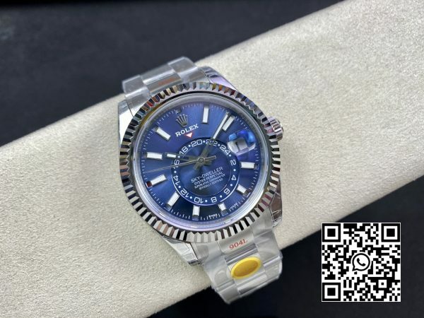 Rolex Skydweller 326934 SS Noob Factory Best Edition Blue Dial 5 Rolex Skydweller 326934 SS Noob Factory 1:1 Best Edition Blue Dial
