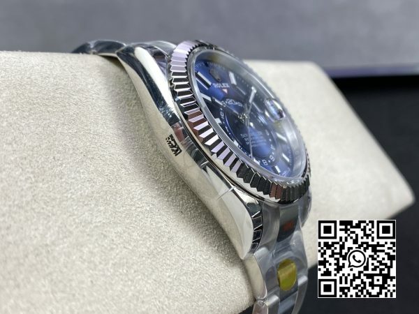 Rolex Skydweller 326934 SS Noob Factory Best Edition Blue Dial 6 Rolex Skydweller 326934 SS Noob Factory 1:1 Best Edition Blue Dial