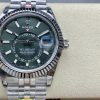 Rolex Skydweller 326934 SS Noob Factory Best Edition Green Dial 2 Rolex Skydweller 326934 SS Noob Factory 1:1 Best Edition Green Dial