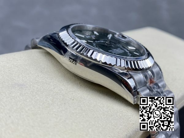 Rolex Skydweller 326934 SS Noob Factory Best Edition Green Dial 6 Rolex Skydweller 326934 SS Noob Factory 1:1 Best Edition Green Dial