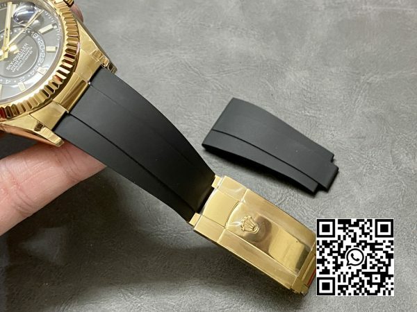 Rolex Skydweller 336238 YG Noob Factory Best Edition Black Dial 1 Rolex Skydweller 336238 YG Noob Factory 1:1 Best Edition Black Dial