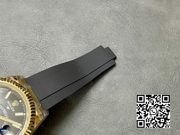 Rolex Skydweller 336238 YG Noob Factory Best Edition Black Dial 9 Rolex Skydweller 336238 YG Noob Factory 1:1 Best Edition Black Dial