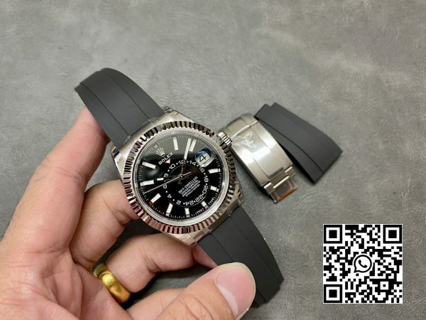 Rolex Skydweller 336239 SS Noob Factory Best Edition Black Dial 9 Rolex Skydweller 336239 SS Noob Factory 1:1 Best Edition Black Dial