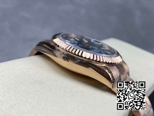 Rolex Skydweller 336935 RG Noob Factory Best Edition Blue Dial 6 Rolex Skydweller 336935 RG Noob Factory 1:1 Best Edition Blue Dial