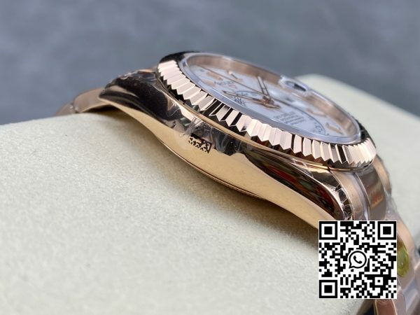 Rolex Skydweller 336935 RG Noob Factory Best Edition White Dial 1 Rolex Skydweller 336935 RG Noob Factory 1:1 Best Edition White Dial