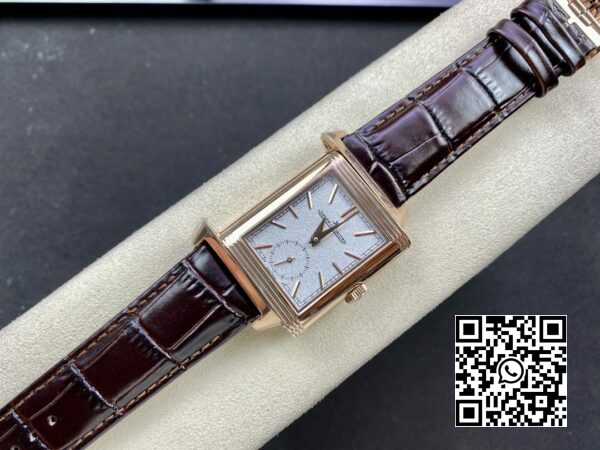 Jaeger LeCoultre Master Reverso Tribute Small Seconds RG MG Factory 11 Najlepsza wersja Szara tarcza 1 Jaeger-LeCoultre Master Reverso Tribute Small Seconds RG MG Factory 1:1 Najlepsza wersja Szara tarcza
