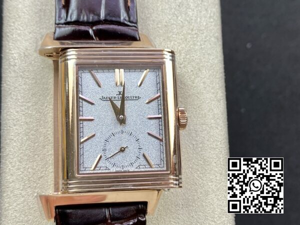 Jaeger LeCoultre Master Reverso Tribute Small Seconds RG MG Factory 11 Najlepsza wersja Szara tarcza 5 Jaeger-LeCoultre Master Reverso Tribute Small Seconds RG MG Factory 1:1 Najlepsza wersja Szara tarcza
