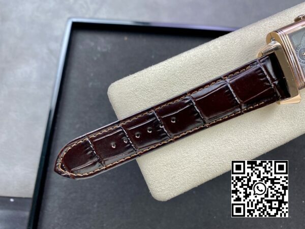 Jaeger LeCoultre Master Reverso Tribute Small Seconds RG MG Factory 11 Najlepsza wersja Szara tarcza 6 Jaeger-LeCoultre Master Reverso Tribute Small Seconds RG MG Factory 1:1 Najlepsza wersja Szara tarcza