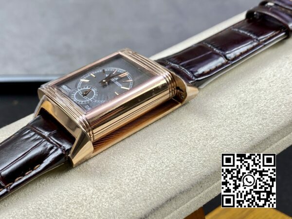 Jaeger LeCoultre Master Reverso Tribute Small Seconds RG MG Factory 11 Najlepsza wersja Szara tarcza 7 Jaeger-LeCoultre Master Reverso Tribute Small Seconds RG MG Factory 1:1 Najlepsza wersja Szara tarcza
