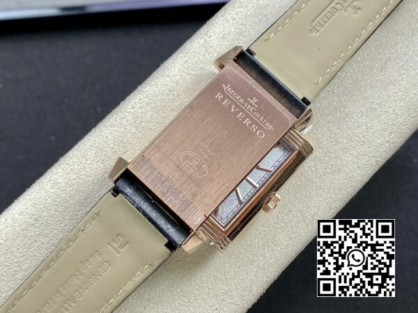 Jaeger LeCoultre Master Reverso Tribute Small Seconds RG MG Factory 11 Najlepsza wersja Szara tarcza 9 Jaeger-LeCoultre Master Reverso Tribute Small Seconds RG MG Factory 1:1 Najlepsza wersja Szara tarcza
