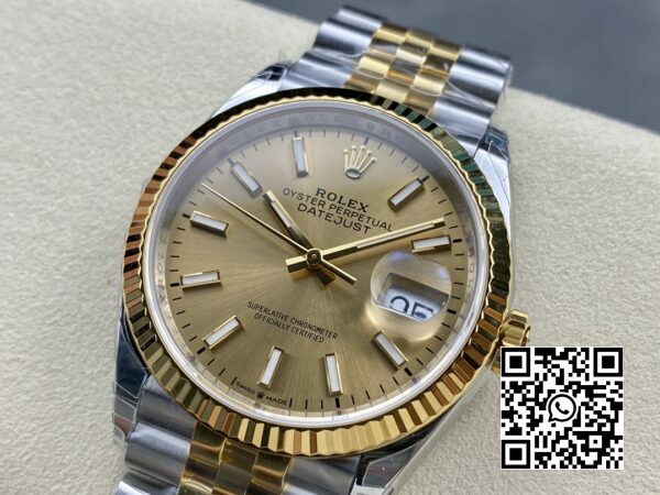 Rolex DateJust 36 SS 126233 VS Factory 11 Mejor edición 904L Acero YG Esfera Stick 5 Rolex DateJust 36 SS 126233 VS Factory 1:1 Mejor edición 904L Acero YG Esfera Stick