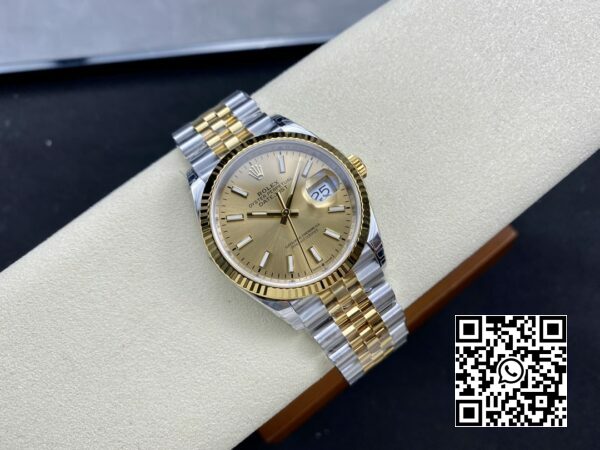Rolex DateJust 36 SS 126233 VS Factory 11 Mejor edición 904L Acero YG Esfera Stick 6 Rolex DateJust 36 SS 126233 VS Factory 1:1 Mejor edición 904L Acero YG Esfera Stick