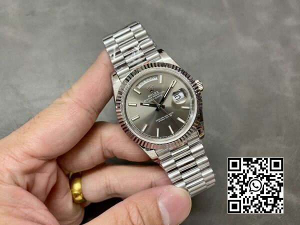 Rolex DayDate 228236 40mm GM Factory 11 Best Edition Gray Dial 2 Rolex DayDate 228236 40mm GM Factory 1:1 Best Edition Gray Dial