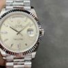Rolex DayDate 228236 40mm GM Factory 11 Best Edition quadrante argentato 3 Rolex DayDate 228236 40mm GM Factory 1:1 Best Edition quadrante argentato