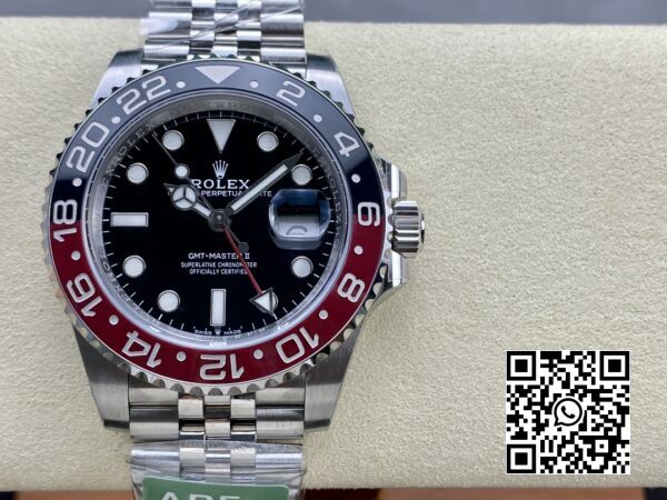 Rolex GMT Master II 126710 BLRO Blue/Red Ceramic 904L ARF Factory 11 Najlepsza edycja na Jubilee Jubilee SH3285 CHS V3 1 Rolex GMT-Master II 126710 BLRO Blue/Red Ceramic 904L ARF Factory 1:1 Najlepsza edycja SH3285 CHS V3
