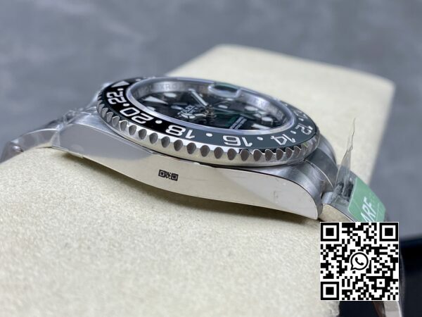 ロレックス GMT マスター II 126710 GRNR ブラックグレー セラミック 904L スチール ARF ファクトリー 11 ベストエディション オイスターストラップ SH3285 CHS 5 ロレックス GMT マスター II 126710 GRNR ブラック/グレー セラミック 904L スチール ARF ファクトリー 1:1 ベストエディション SH3285 CHS
