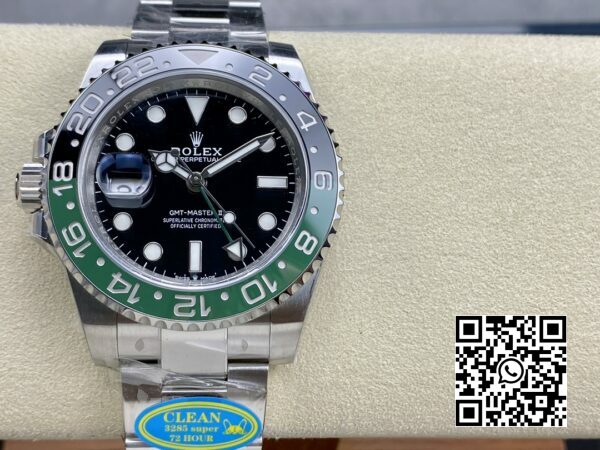 ロレックス GMT マスター II 126720 VTNR 904L SS クリーン ファクトリー 11 ベスト エディション オイスター ブレスレット DD3285 CHS 7 ロレックス GMT マスター II 126720 VTNR 904L SS クリーン ファクトリー 1:1 ベスト エディション オイスター ブレスレット DD3285 CHS