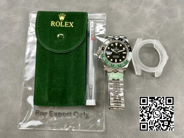 Rolex GMT Master II 126720 VTNR GreenBlack Ceramic 904L ARF Factory 11 Cea mai bună ediție pentru Oyster Jubilee SH3285 CHS 1 Rolex GMT-Master II 126720 VTNR Green/Black Ceramic 904L ARF Factory 1:1 Best Edition SH3285 CHS